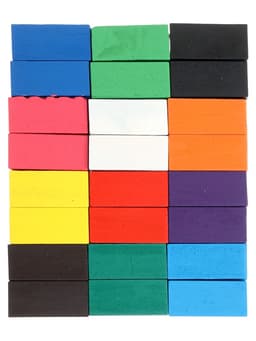 Конструктор деревянный «Кирпичики» размер плашки: 2×4.4×0.7 см