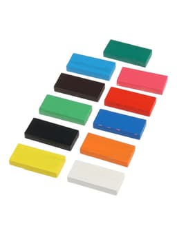 Конструктор деревянный «Кирпичики» размер плашки: 2×4.4×0.7 см