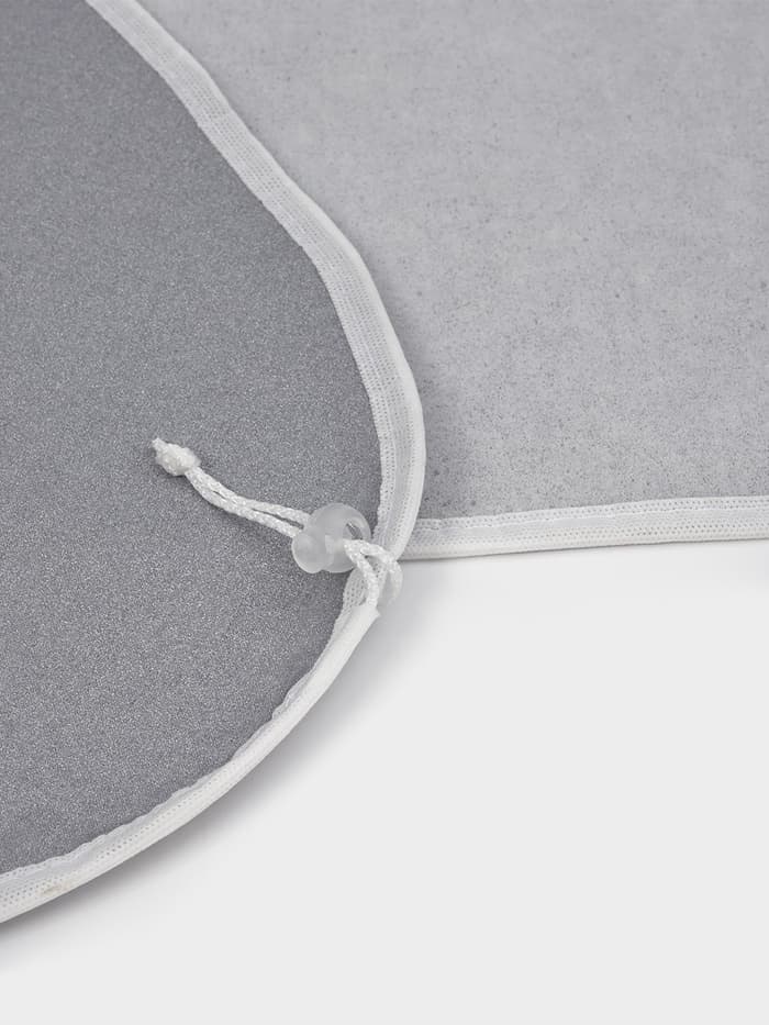 Чехол для гладильной доски, 156×52 см, термостойкий, серый