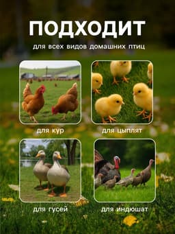 Поилка для домашней птицы, 1 л, пластик, Greengo