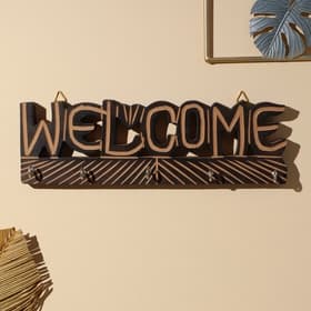 Ключница WELCOME, 31×9.5×3.5 см, МДФ
