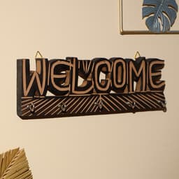 Ключница WELCOME, 31×9.5×3.5 см, МДФ