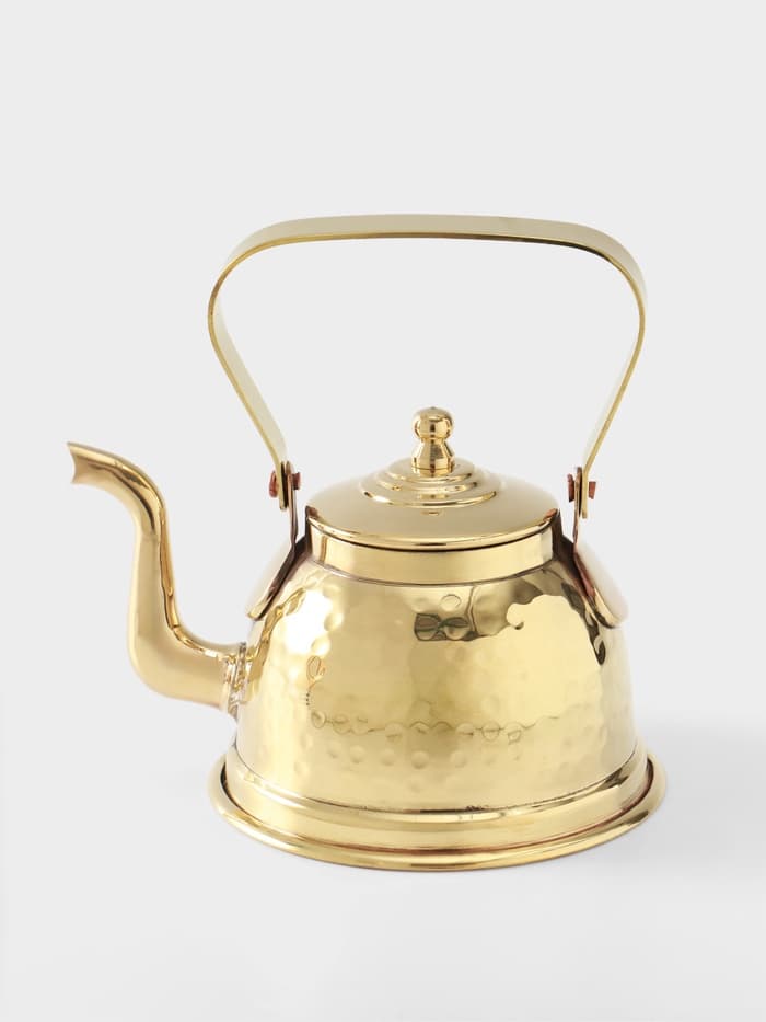 Чайник «Сказка», 12×10×14.5 см, латунь, никель
