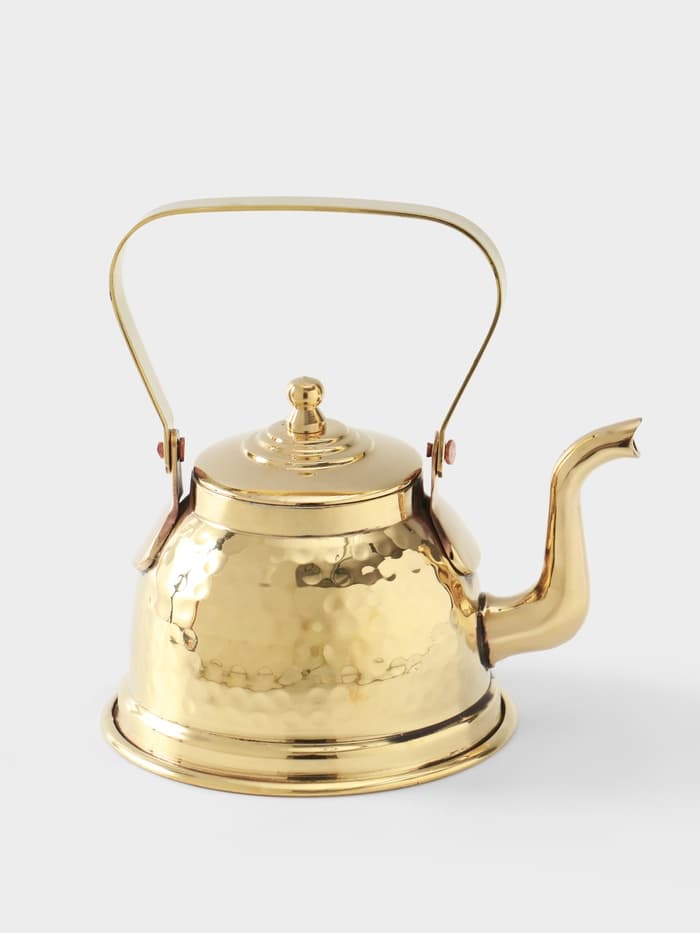 Чайник «Сказка», 12×10×14.5 см, латунь, никель