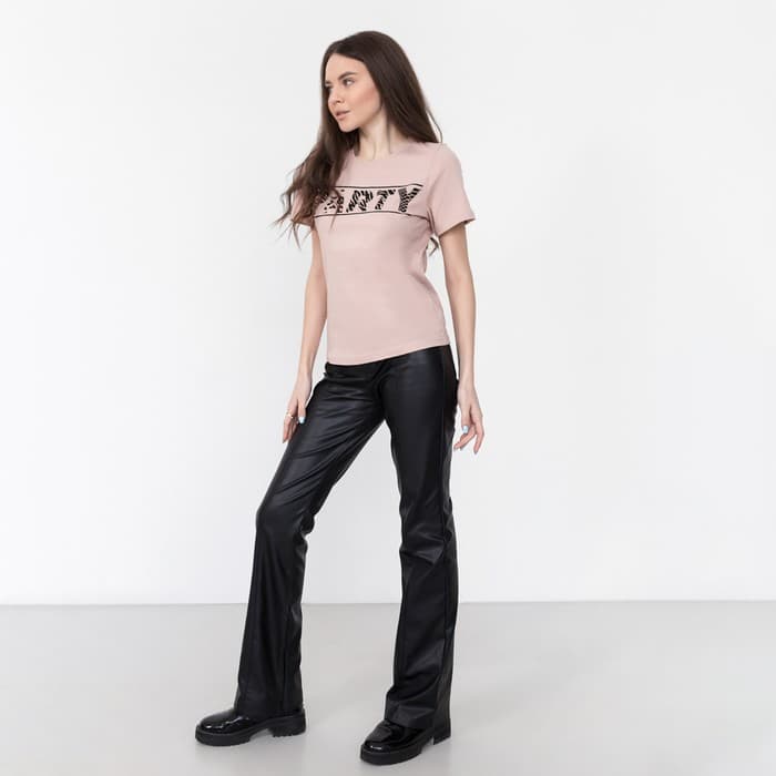 Футболка женская KAFTAN Party, бежевая, размер 40-42