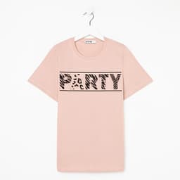 Футболка женская KAFTAN Party, бежевая, размер 40-42