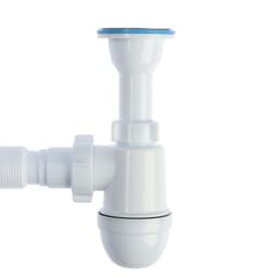 Сифон универсальный «АНИ Пласт» Варяг C5510, 1 1/2" × 40 мм, с гибкой трубой 40×50 мм