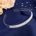 Ободок для волос «Сияние», шахматка, 1.2 см, прозрачный