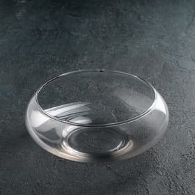 Конфетница стеклянная Magistro «НЛО», 1.8 л, 20×7 см, стекло, прозрачная