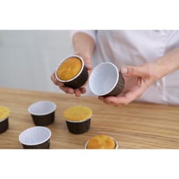 Форма для выпечки кексов Доляна «Шоколад с молоком», d=6.5 см, бумажная, одноразовая, коричневая