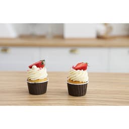 Форма для выпечки кексов Доляна «Шоколад с молоком», d=6.5 см, бумажная, одноразовая, коричневая