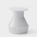 Пресс для формирования тарталеток, ребристый, 6.8×7 см, пластик, белый