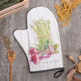 Варежка - прихватка «Этель» Vegetable, 20×28 см, 100% хлопок, саржа, ватин 250 г/м²