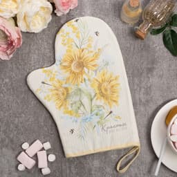 Варежка - прихватка «Этель. Красоты во всем», 20×28 см, саржа, 100% хлопок, ватин 250 г/м²