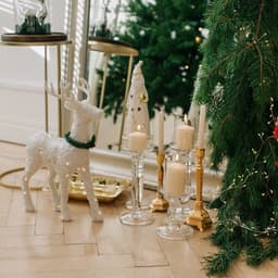 Светодиодная фигура «Олень» 30×46×15 см, акрил, от батареек ААх2, свечение тёплое белое