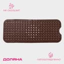 Коврик противоскользящий в ванну Доляна «Пузырьки», на присосках, 39×101 см, МИКС