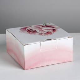 Коробка‒пенал, упаковка подарочная, «Самой нежной», 15×15×7 см