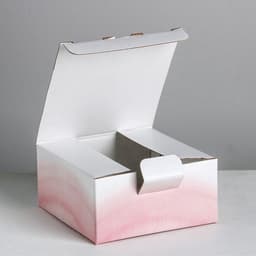 Коробка‒пенал, упаковка подарочная, «Самой нежной», 15×15×7 см