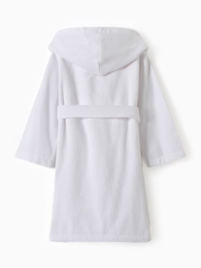 Халат махровый детский «Экономь и Я», размер 32, 100% хлопок с AIRO, 320 г/м², белый