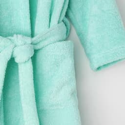 Халат махровый детский «Экономь и Я», размер 30, 100% хлопок с AIRO, бирюзовый