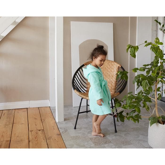 Халат махровый детский «Экономь и Я», размер 30, 100% хлопок с AIRO, бирюзовый