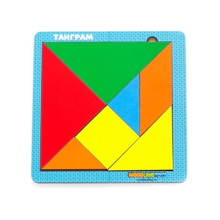 Головоломка WoodLand Toys «Танграм»