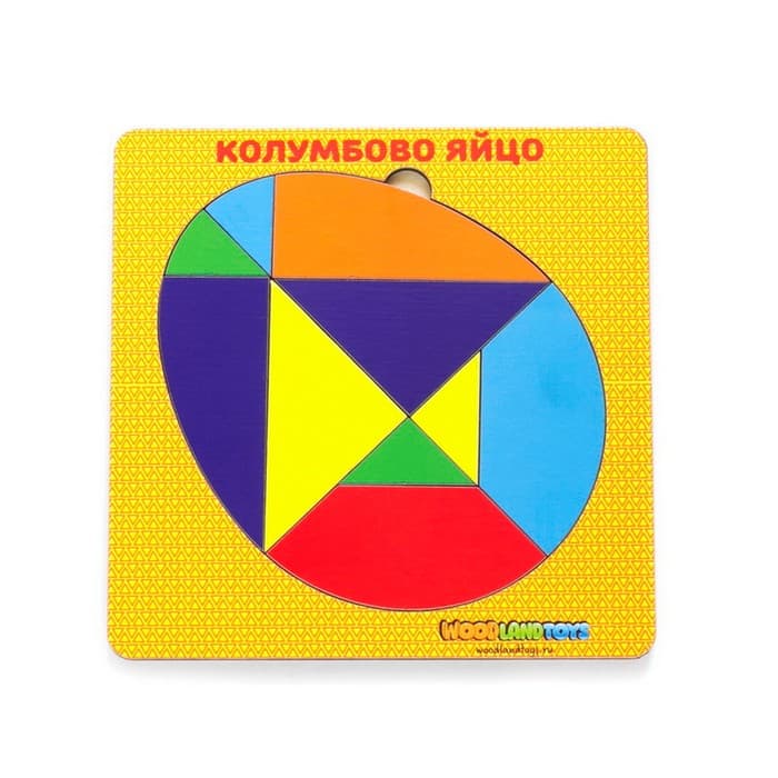 Головоломка WoodLand Toys «Колумбово яйцо»