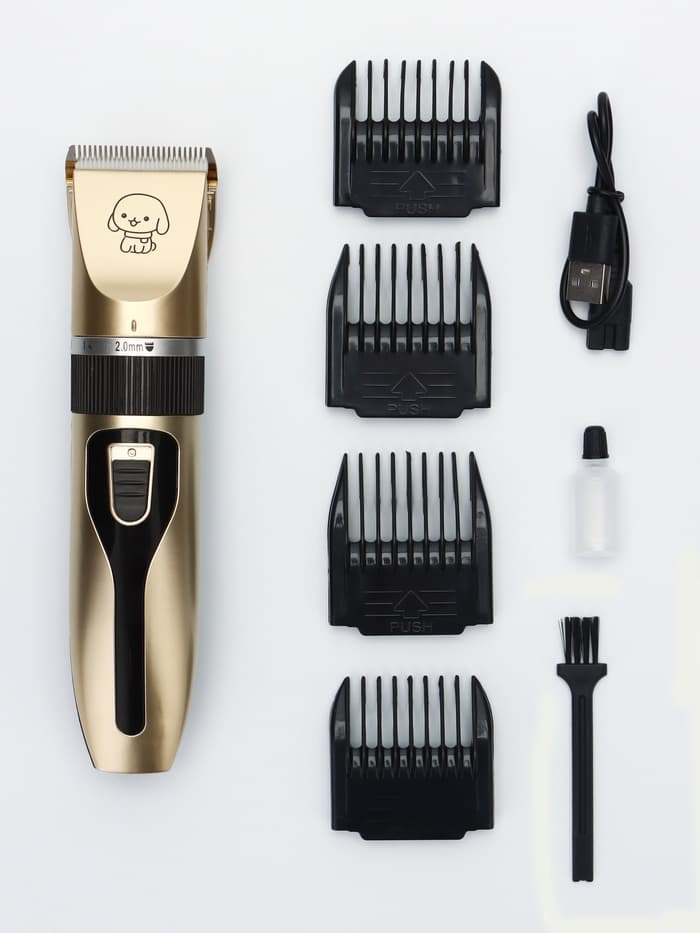 Машинка для стрижки, с керамическим лезвием, регулировка ножа, USB-зарядка