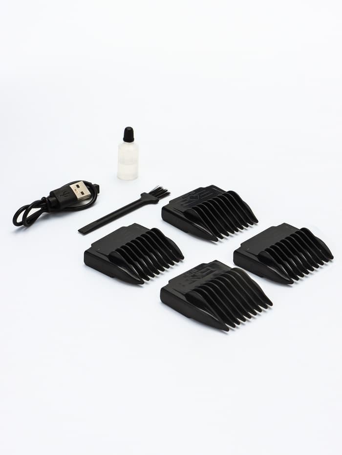 Машинка для стрижки, с керамическим лезвием, регулировка ножа, USB-зарядка