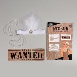 Карнавальный набор «Кокетка» повязка на голову с пером, бусы, табличка