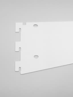Кронштейн-полкодержатель для стеллажа, 50 см, для полки с перфорацией, белый