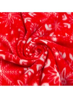 Плед флисовый новогодний «Экономь и Я. Снежинки» 150×180 см