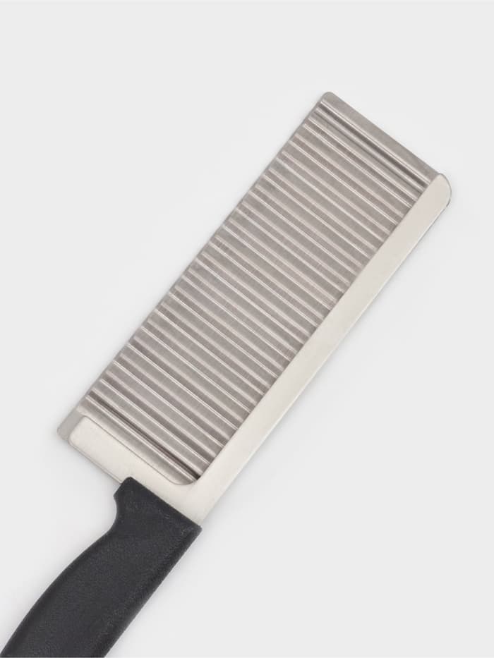 Нож для фигурной резки Доляна «Помощник», 26 см, чёрный