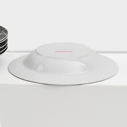 Набор посуды Доляна «Кассиопея», 24 предмета: тарелки d=19/21/24 см, чайная пара 200 мл, керамика, чёрный