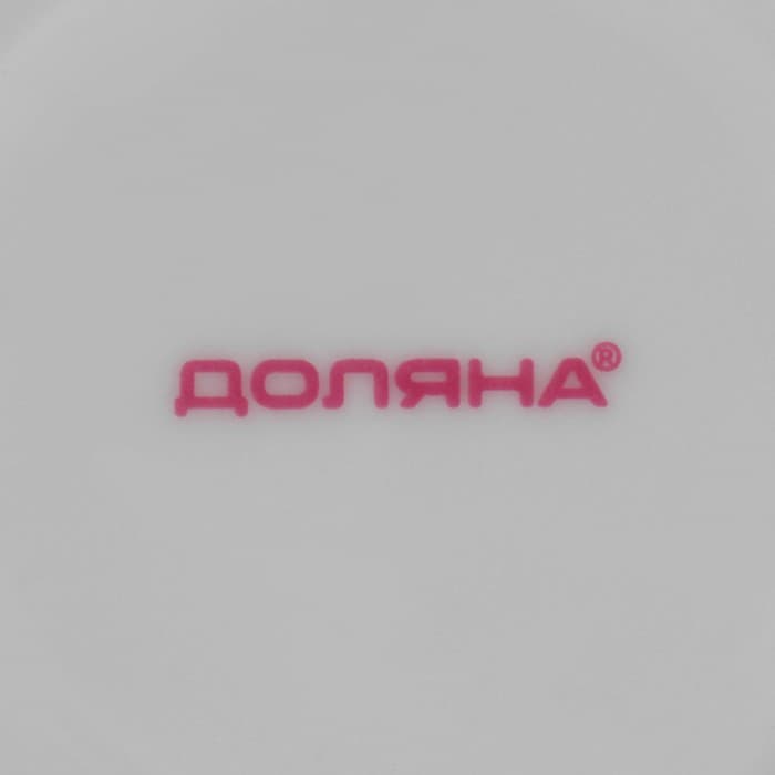 Набор посуды Доляна «Кассиопея», 24 предмета: тарелки d=19/21/24 см, чайная пара 200 мл, керамика, чёрный