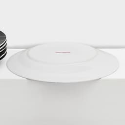 Набор посуды Доляна «Кассиопея», 24 предмета: тарелки d=19/21/24 см, чайная пара 200 мл, керамика, чёрный