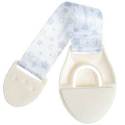 Блокиратор для дверей и ящиков Крошка Я, универсальный, тканевый, 22 см, белый