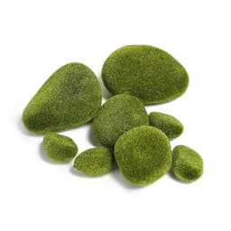 Мох искусственный, для декора, «Камни», набор 8 шт., тёмно-зелёный, Greengo