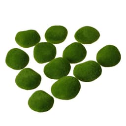 Мох искусственный, для декора, «Камни», набор 12 шт., ярко-зелёные, Greengo