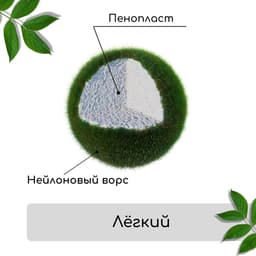 Мох искусственный, для декора, «Камни», набор 12 шт., ярко-зелёные, Greengo