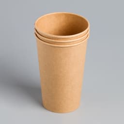 Стакан одноразовый бумажный «Крафт» универсальный, 400 мл, диаметр 90 мм, МИКС
