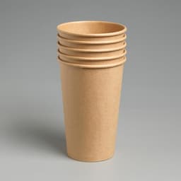 Стакан одноразовый бумажный «Крафт» универсальный, 400 мл, диаметр 90 мм, МИКС