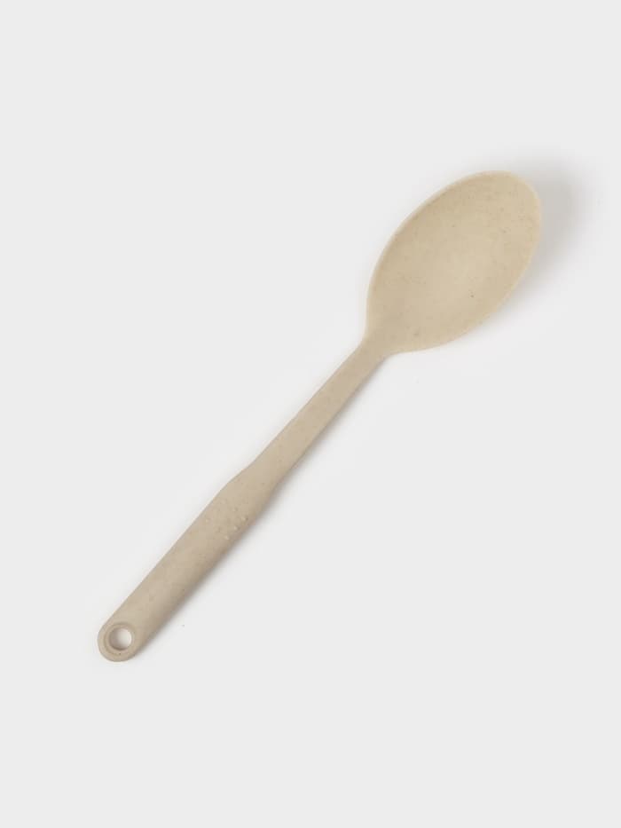 Ложка гарнирная Доляна «Беж», 28.5 см, пластик, бежевая