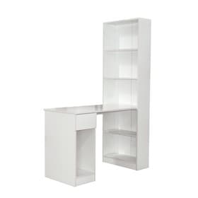 Стол письменный «Лайт 10.01», 1153×582×1790 мм, цвет белый