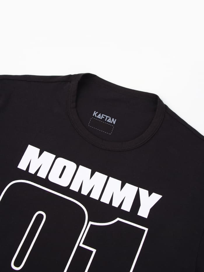 Футболка женская KAFTAN Sport Family, чёрная, размер 46