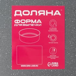 Противень Доляна «Элин Мрамор. Прямоугольник», 33×23×2 см, антипригарное покрытие, серый