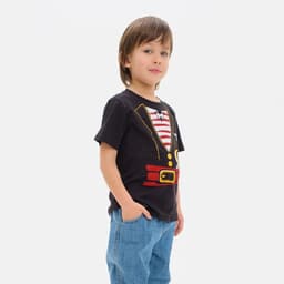 Футболка детская KAFTAN «Пират», чёрная, рост 86-92 см (28)