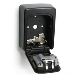 Сейф-ключница кодовая, металлическая, усиленная, черный