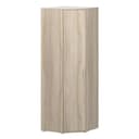 Шкаф угловой «Клик Мебель. Сопрано», 751×472×2176 мм, цвет дуб сонома