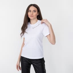 Футболка женская KAFTAN «С ума не сойди», белая, размер 40-42